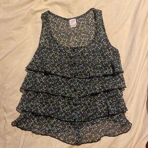 Floral Tiered Tank
